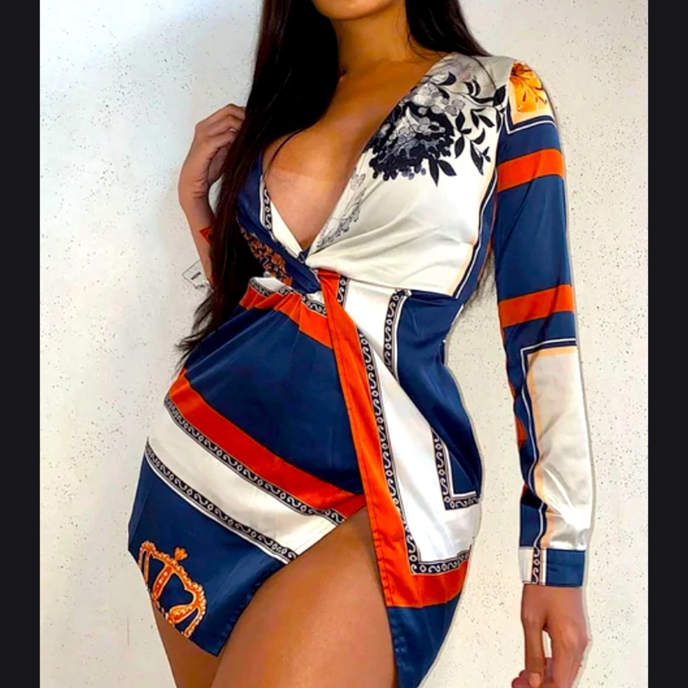 Fashion Nova Whole Lotta Class Satin Mini Dress